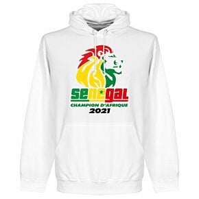 Senegal 2021 Winners Hoodie - White