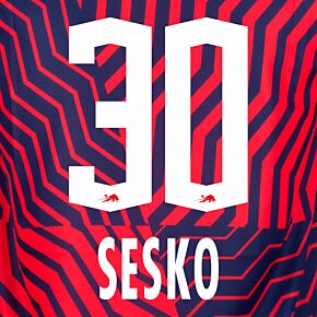 Sesko 30 (Official Printing) - 23-24 RB Leipzig Away