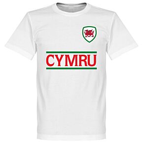 Cymru Team Tee - White