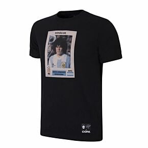 Maradona X Copa Argentina Football Sticker T-shirt