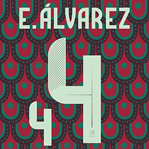 E.Álvarez 4 (Official Printing) - 24-25 Mexico Home