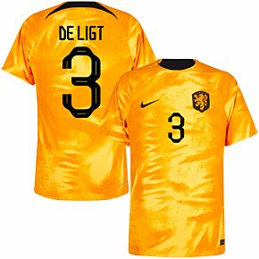 22-23 Holland Dri-Fit ADV Match Home Shirt + De Lift 3 (Official Printing)