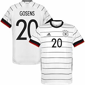 20-21 Germany Home Shirt + Gosens 20 (Official Printing)