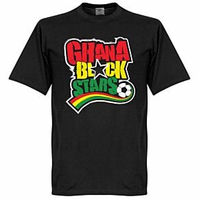 Ghana Black Stars Tee - Black