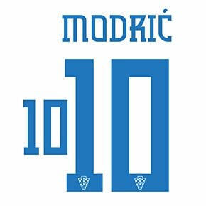 Modrić 10 (Official Printing) - 22-23 Croatia Home