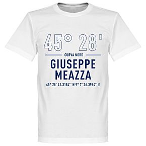 Inter Giuseppe Meazza Coordinates Tee - White