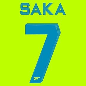 Saka 7 (Official Cup Printing) - 23-24 Arsenal Away
