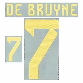De Bruyne 7 (Official Printing) - 22-23 Belgium Home