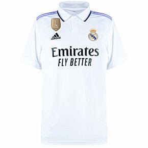 22-23 Real Madrid Home Shirt incl. FIFA Club World Champions Patch