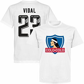 Colo Colo Crest Vidal 23 T-shirt - White