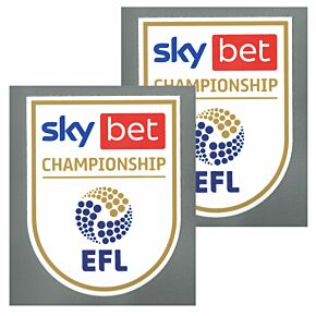 21-22 Skybet Championship Patches (Pair)