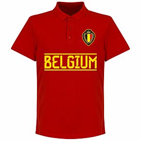 Belgium Team Polo Shirt - Red