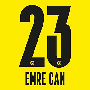 Emre Can 23 - 20-21 Borussia Dortmund Home (Official Printing)