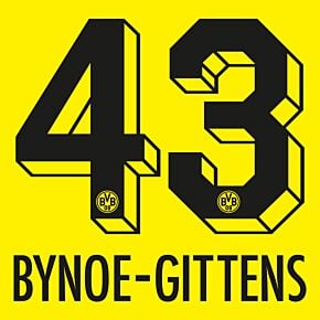 Bynoe-Gittens 43 (Official Printing) - 22-23 Borussia Dortmund Home