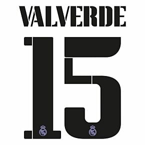 Valverde 15 (Official Printing) - 22-23 Real Madrid Home/Away