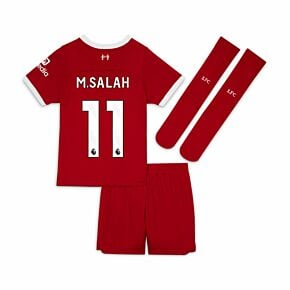 23-24 Liverpool Home Mini Kit + M.Salah 11 (Premier League)