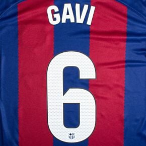 Gavi 6 (La Liga) - 23-24 Barcelona Home KIDS