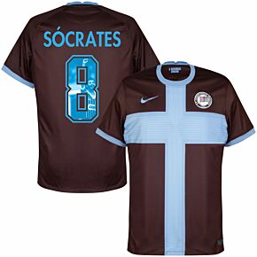 2021 2022 Corinthians Away SOCRATES Soccer Football Limited Jersey Shirt