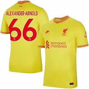 21-22 Liverpool 3rd Shirt + Alexander-Arnold 66 (Premier League Printing)