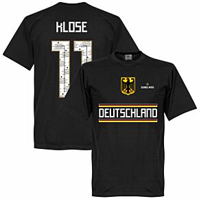 Germany Danke Miro Klose KIDS Team Tee- Black