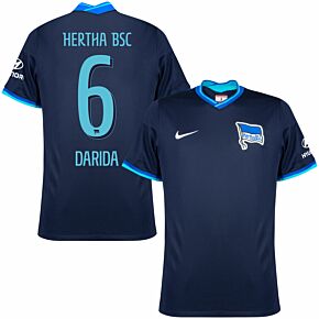21-22 BSC Hertha Berlin Away Shirt + Darida 6 (Official Printing)
