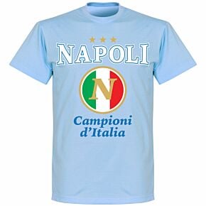 Napoli Campioni T-shirt - Sky Blue