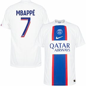 22-23 PSG Dri-Fit ADV Match 3rd Shirt + Mbappé 7 (Ligue 1)