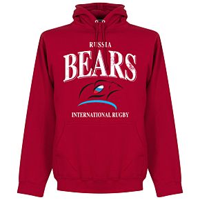 Russia Rugby Hoodie - Red