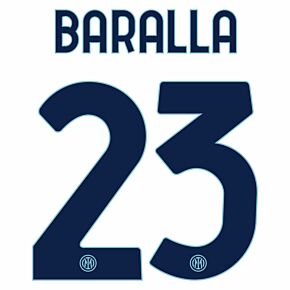 Barella 23 (Official Printing) - 22-23 Inter Milan Away