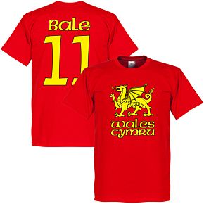Welsh Dragon Bale Tee - Red