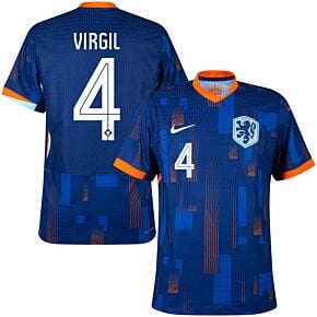 24-25 Holland Dri-Fit ADV Match Away Shirt + Virgil 4 (Official Printing)