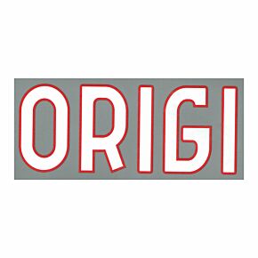 Origi Nameblock (Official Printing) - 22-23 AC Milan Home
