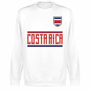 Costa Rica Team KIDS Sweatshirt - White