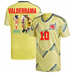 Colombia Home Jersey Valderrama 10 (Gallery Style) 2019 2020