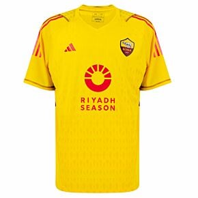 23-24 AS Roma Tiro 23 Pro GK Shirt incl. Riyadh Season Sponsor