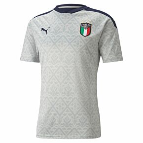 20-21 Italy GK Shirt - Grey/Navy