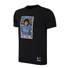Maradona X Copa Napoli Football Sticker T-shirt