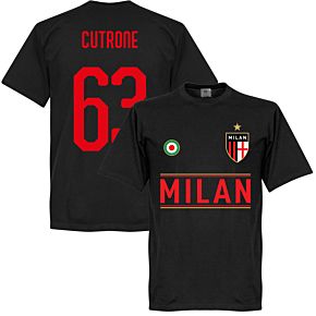 Milan Cutrone 63 Team Tee - Black