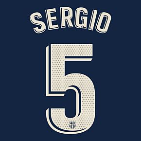 Sergio 5 (La Liga Printing) - 22-23 Barcelona Home