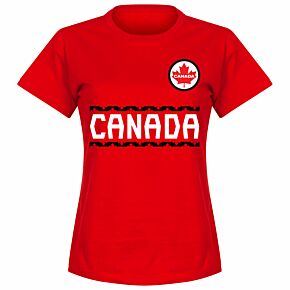 Canada Team Womens Tee - Red