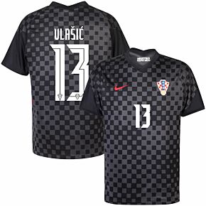 20-21 Croatia Away Shirt + Vlašić 13 (Official Printing)
