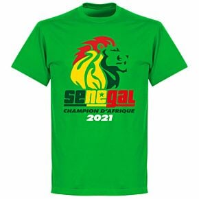 Senegal 2021 Winners T-shirt - Green