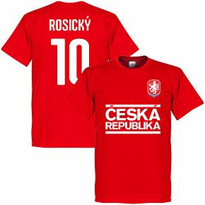 Czech Republic Rosicky Team Tee - Red