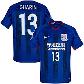 2018 Shanghai Shenhua Home Guarin 13 Jersey + AFC Champions League Patch (Official Printing)