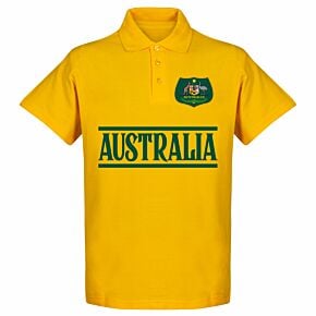 Australia Team Polo Shirt - Yellow