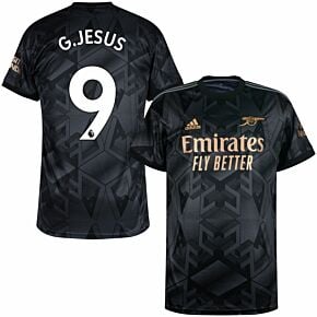 22-23 Arsenal Away Shirt + G.Jesus 9 (Premier League)