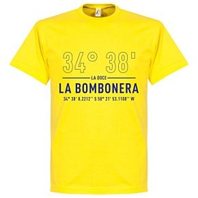 Boca Home Coordinates Tee - Lemon Yellow