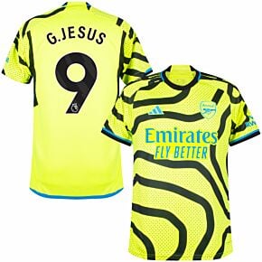 23-24 Arsenal Away Shirt + G.Jesus 9 (Premier League)
