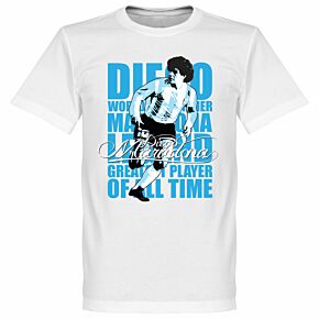 Maradona Legend Tee - White