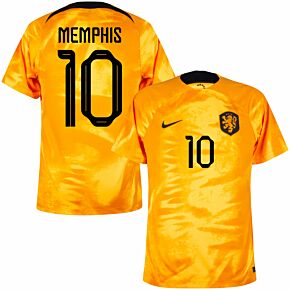 22-23 Holland Home Shirt + Memphis 10 (Official Printing)